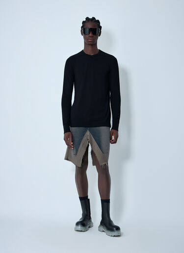 Knitted Sweater Rick Owens Knitted Sweater Black ric0162005