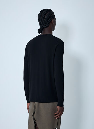 Knitted Sweater Rick Owens Knitted Sweater Black ric0162005