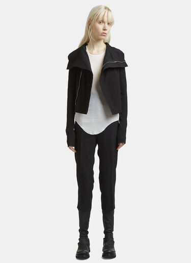 Rick Owens Rib Knit Crew Neck Vest Top Cream ric0231013