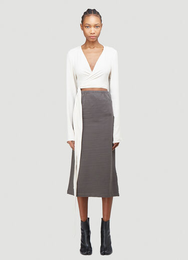 Wrap Shirt Rick Owens Wrap Shirt White ric0240001