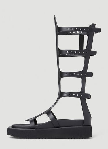 Turbo Cyclops Sandals Rick Owens Turbo Cyclops Sandals Black ric0251046