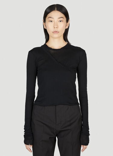Rick Owens 오버레이 탑 블랙 ric0252015