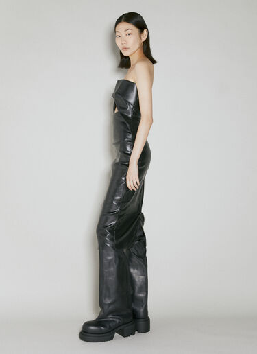 Rick Owens Prong Mini Dress Black ric0253004
