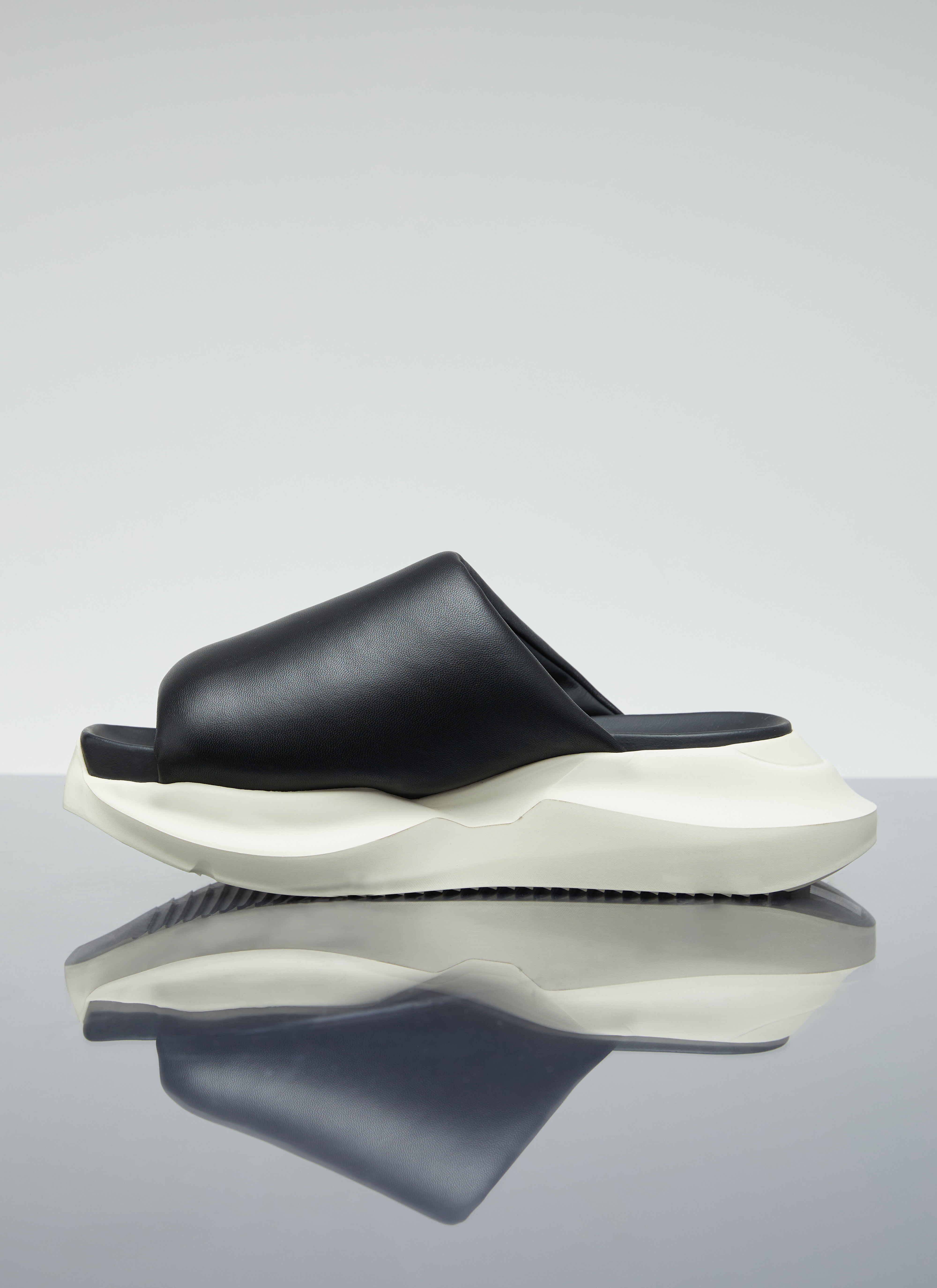 Rick Owens Women's' Geth Puffer Slides in Black | LN-CC®