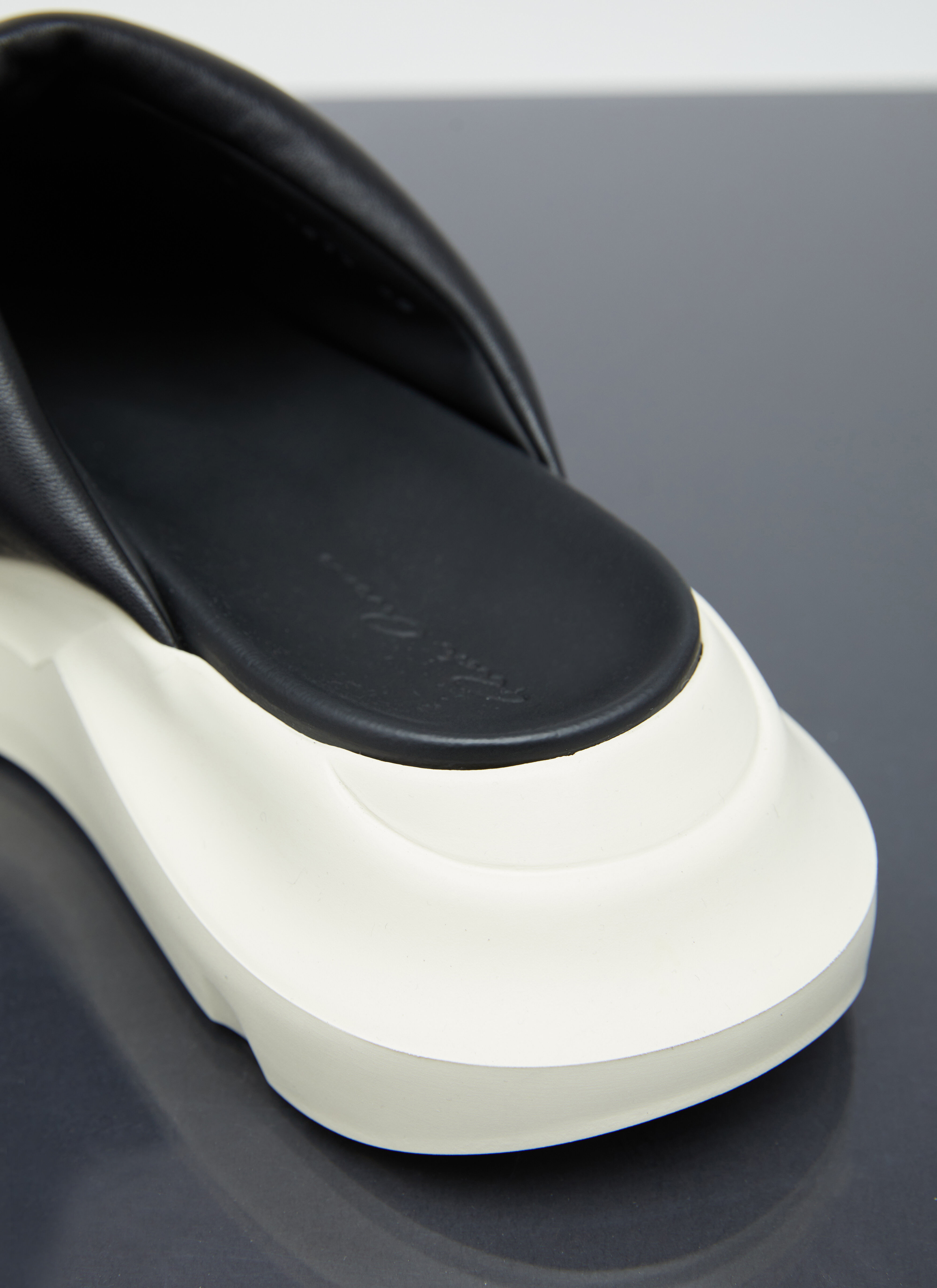 靴 Rick Owens rick owensGeth Puffer Slide44 Rick Owens Geth Puffer Slides - Size 44 - Black - NEW - Made