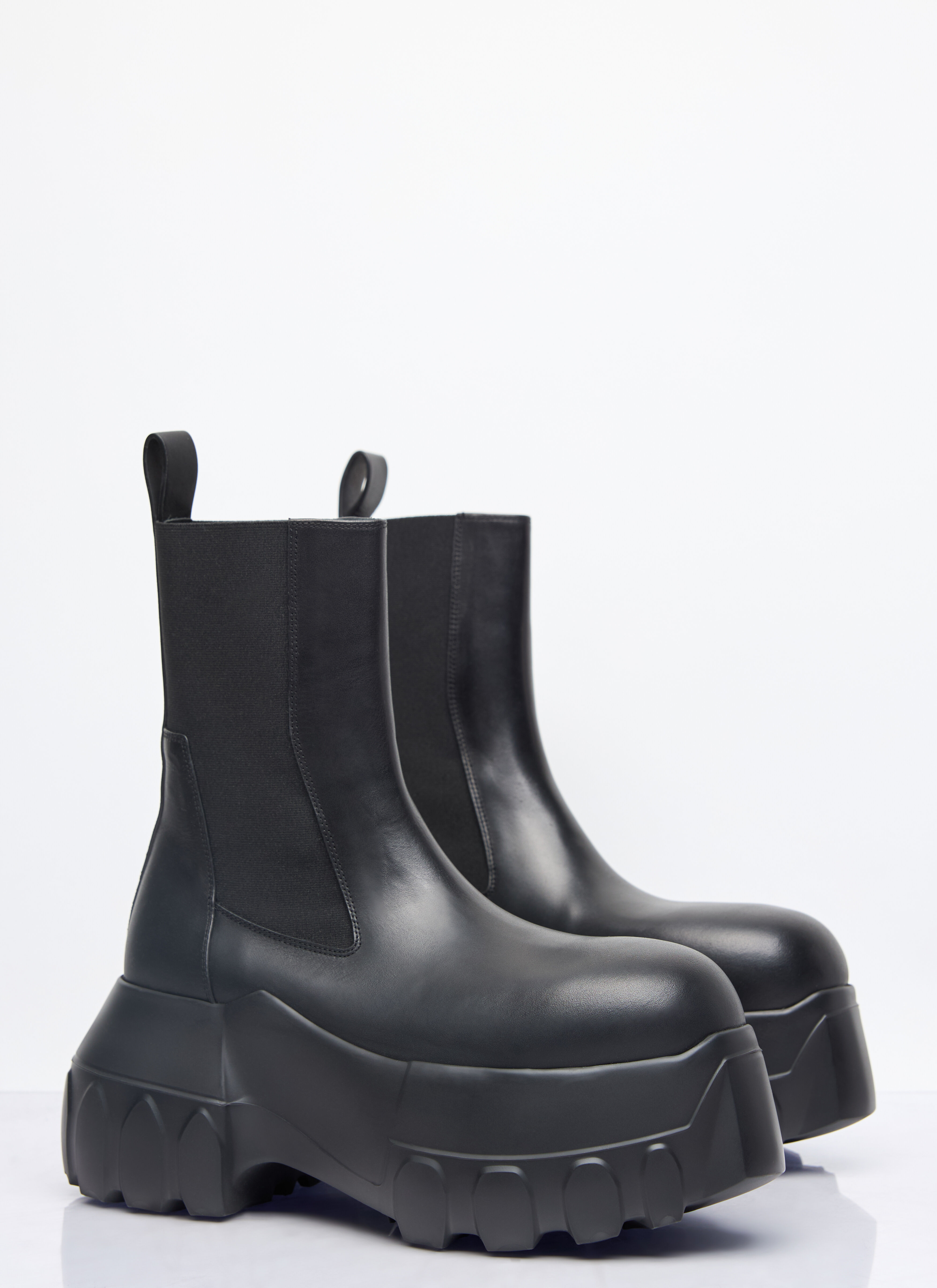 Rick Owens Women's' Beatle Mega Tractor Boots in Black | LN-CC®