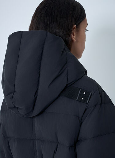 Hooded Down Jacket Rick Owens Hooded Down Jacket Black ric0261004