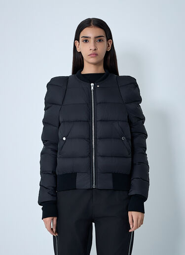 Duvet Bomber Coat Rick Owens Duvet Bomber Coat Black ric0261005