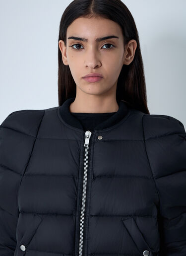 Duvet Bomber Coat Rick Owens Duvet Bomber Coat Black ric0261005