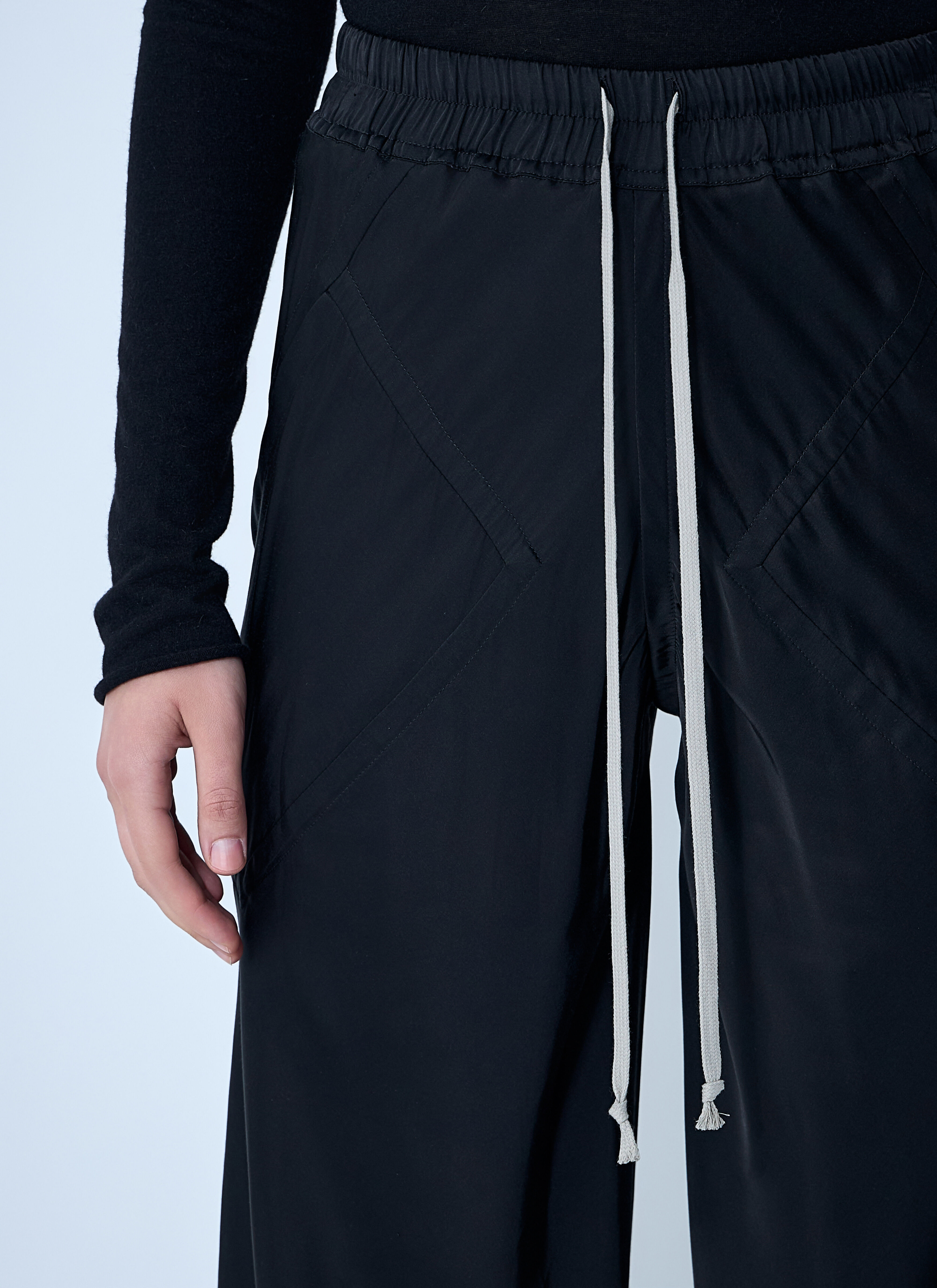 Rick Owens Women's' Bias Drawstring Pants in Black | LN-CC®