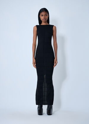 Rick Owens Tank Maxi Dress Black ric0261015