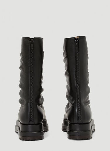 Platform Wrinkle Boots Reike Nen Platform Wrinkle Boots Black rkn0243002