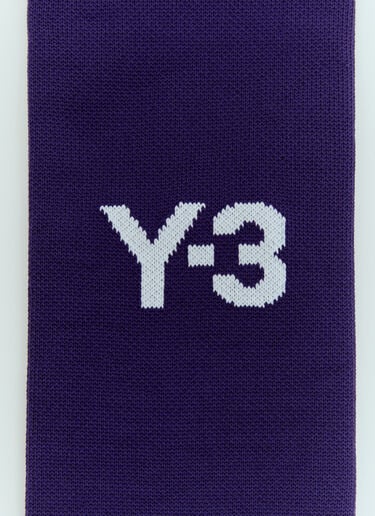 徽标提花袜子 Y-3 x Real Madrid 徽标提花袜子 紫色 rma0156003