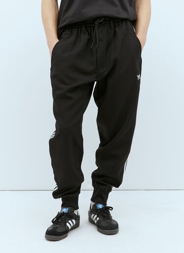 Y-3 x Real Madrid 로고 프린트 트랙 팬츠 블랙 rma0156007