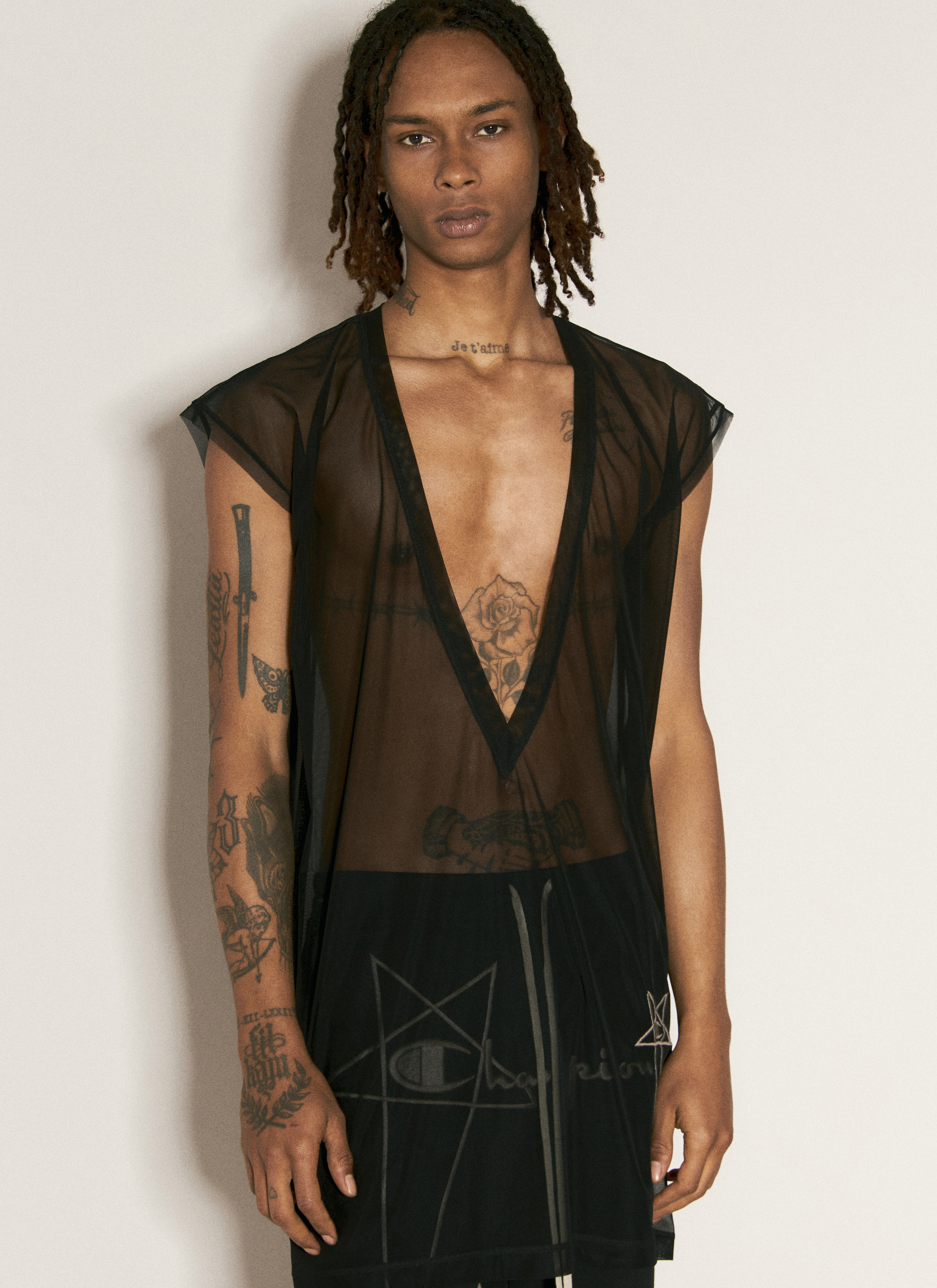 Rick Owens 21SS DYLAN T ディランティー Rick Owens Double Dylan T-Shirt | CLD Collective