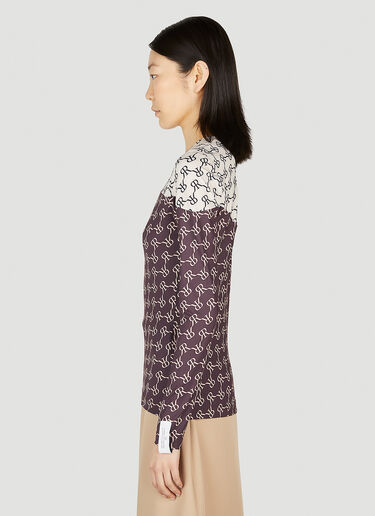 双色系徽标上衣 Rokh 双色系徽标上衣 棕色 rok0252001