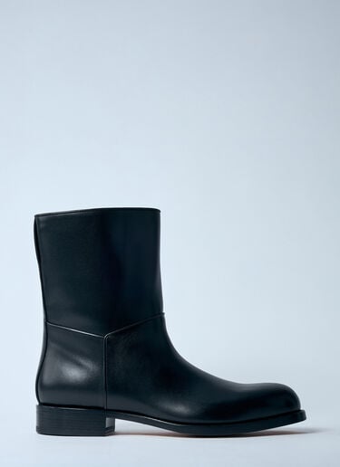 Nobilis Leather Boots The Row Nobilis Leather Boots Black row0159011