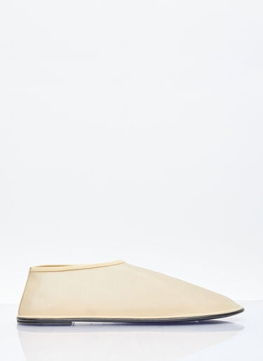 Sock Ballerina Flats The Row Sock Ballerina Flats Beige row0256036