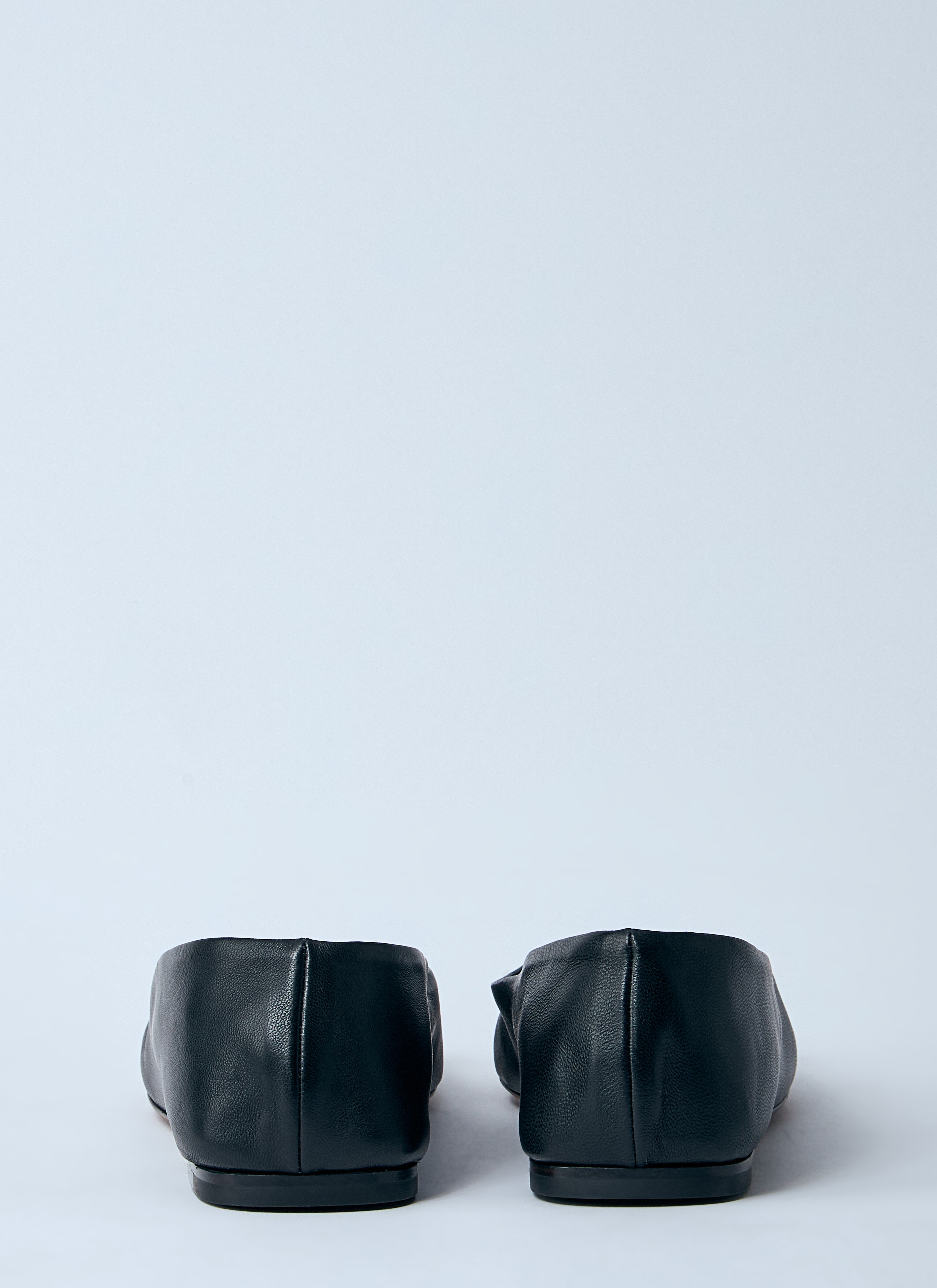 The Row Women's' Square Ballerina Flats in Black | LN-CC®