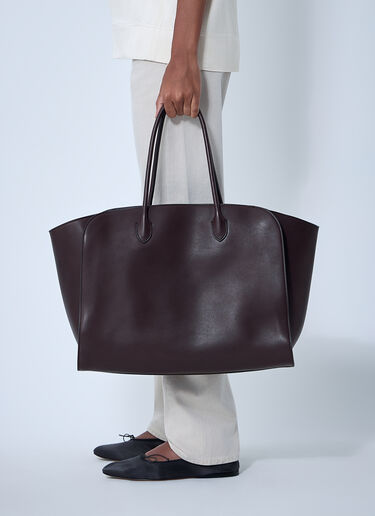 The Row Large Marlo Tote Bag Brown row0260030