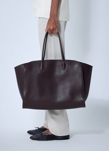 Large Marlo Tote Bag The Row Large Marlo Tote Bag Brown row0260030