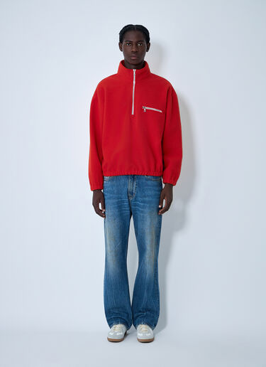 RIER Zip-Up Fleece Sweatshirt Orange rrr0362001