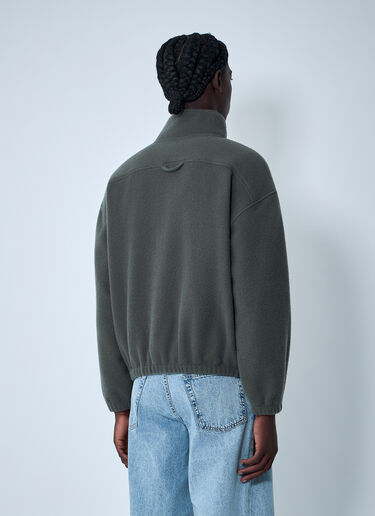 RIER Zip-Up Fleece Sweatshirt Grey rrr0362003
