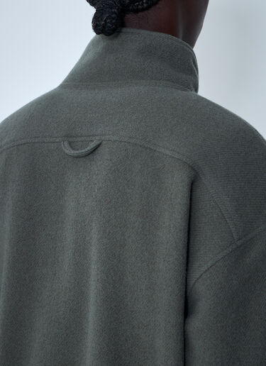 RIER Zip-Up Fleece Sweatshirt Grey rrr0362003