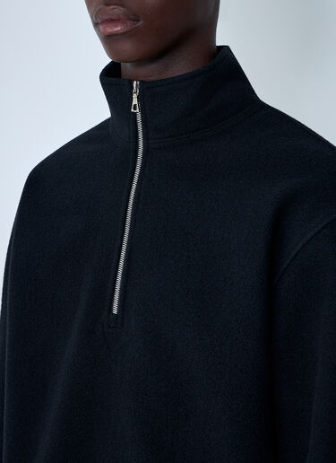 RIER Zip-Up Fleece Sweatshirt Black rrr0362004