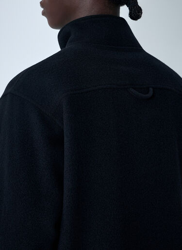 RIER Zip-Up Fleece Sweatshirt Black rrr0362004