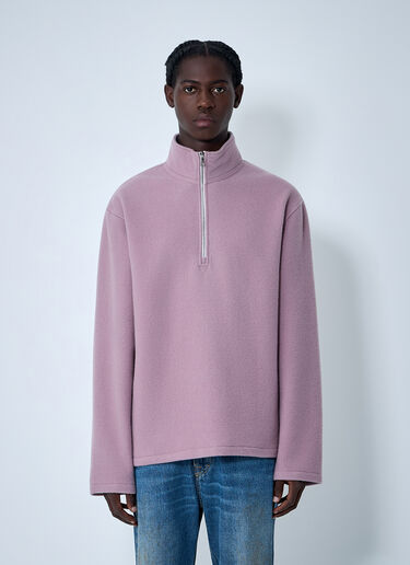 RIER Zip-Up Fleece Sweatshirt Lilac rrr0362005