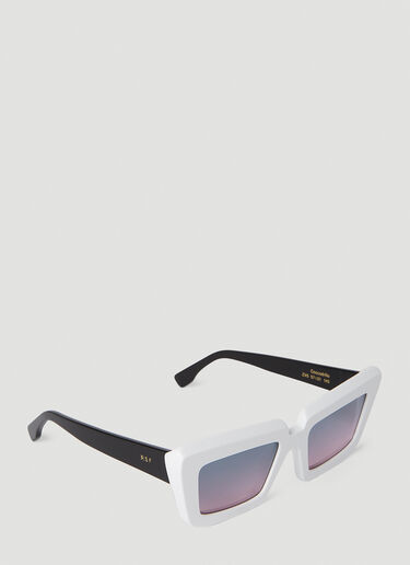 Coccodrillo 太阳镜 RETROSUPERFUTURE Coccodrillo 太阳镜 白色 rts0352002