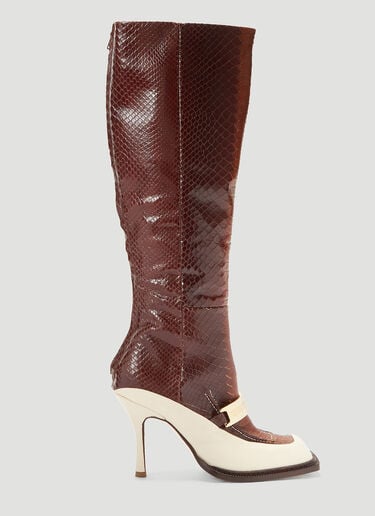 Afrique Heeled Boots Section 8 Afrique Heeled Boots Brown scn0239002