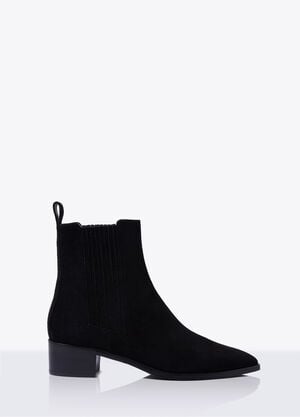 Scarosso Olivia Suede Boots Black scr0258034