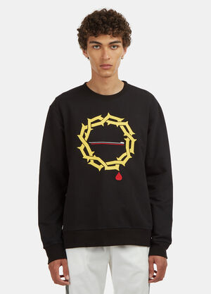 Serapis Crown of Thorns Sweatshirt Black sep0132010
