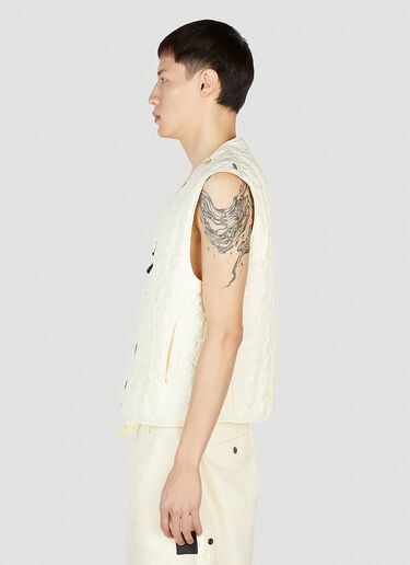 绗缝背心 Stone Island Shadow Project 绗缝背心 奶油色 shd0152017