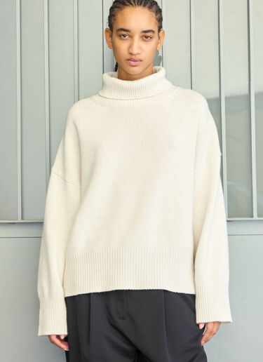 Skall Studio Silene T-Neck Sweater Cream ska0258008