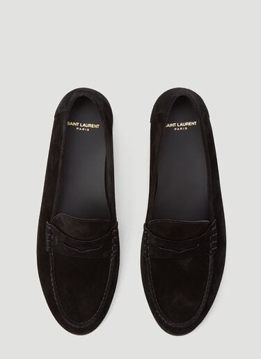 르 로퍼 가죽 슬립온 슈즈 Saint Laurent 르 로퍼 가죽 슬립온 슈즈 블랙 sla0143020