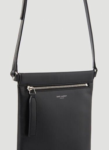 Saint Laurent Flat 斜挎包 黑色 sla0147050