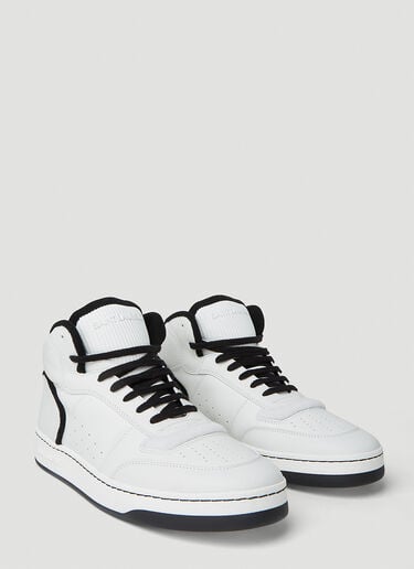 SL/80 하이탑 스니커즈 Saint Laurent SL/80 하이탑 스니커즈 화이트 sla0151053