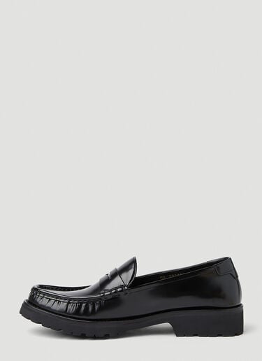 로고 플라크 로퍼 Saint Laurent 로고 플라크 로퍼 블랙 sla0151056