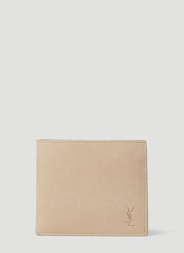 바이폴드 로고 지갑 Saint Laurent 바이폴드 로고 지갑 베이지 sla0151078
