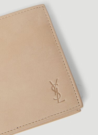 바이폴드 로고 지갑 Saint Laurent 바이폴드 로고 지갑 베이지 sla0151078