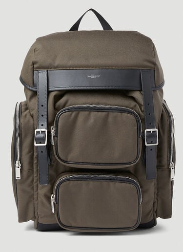 시티 멀티포켓 백팩 Saint Laurent 시티 멀티포켓 백팩 Khaki sla0151088