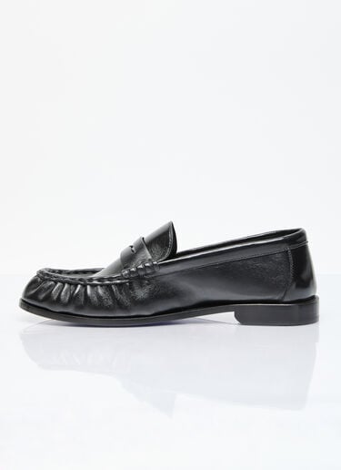 Le Loafer Penney Leather Slippers Saint Laurent Le Loafer Penney Leather Slippers Black sla0156026