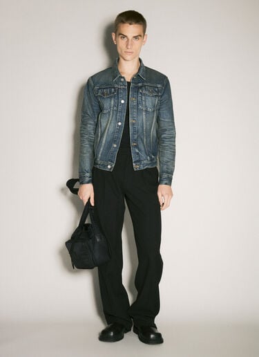 Denim Jacket Saint Laurent Denim Jacket Blue sla0158002