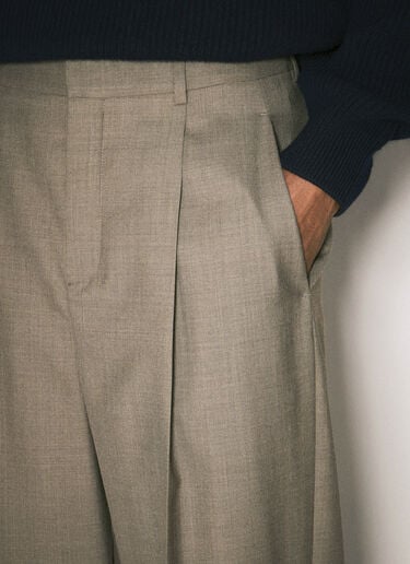 Wool Tailored Pants Saint Laurent Wool Tailored Pants Grey sla0158003