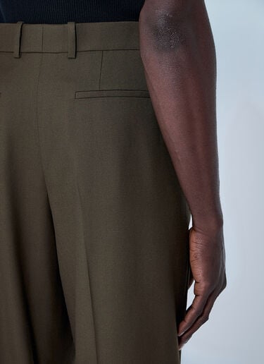 Wool Tailored Pants Saint Laurent Wool Tailored Pants Beige sla0159006
