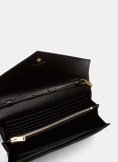 Cassandre Matelassé Chain Wallet Saint Laurent Cassandre Matelassé Chain Wallet Black sla0200007