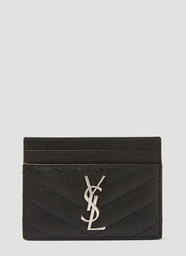 Cassandre Matelassé Cardholder Saint Laurent Cassandre Matelassé Cardholder Black sla0232049